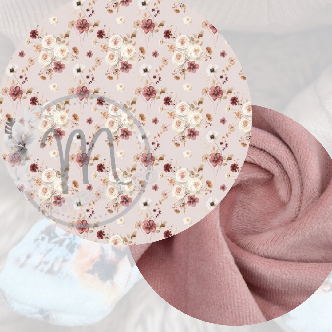 Mini doudou «FALLing in love/ lisse rosewater »