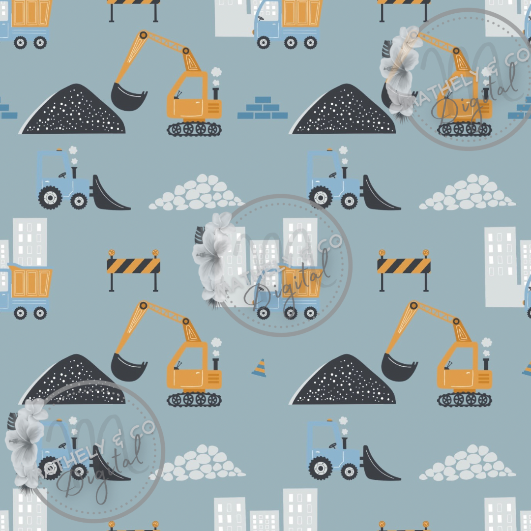 Construction 1 ~ Seamless pattern