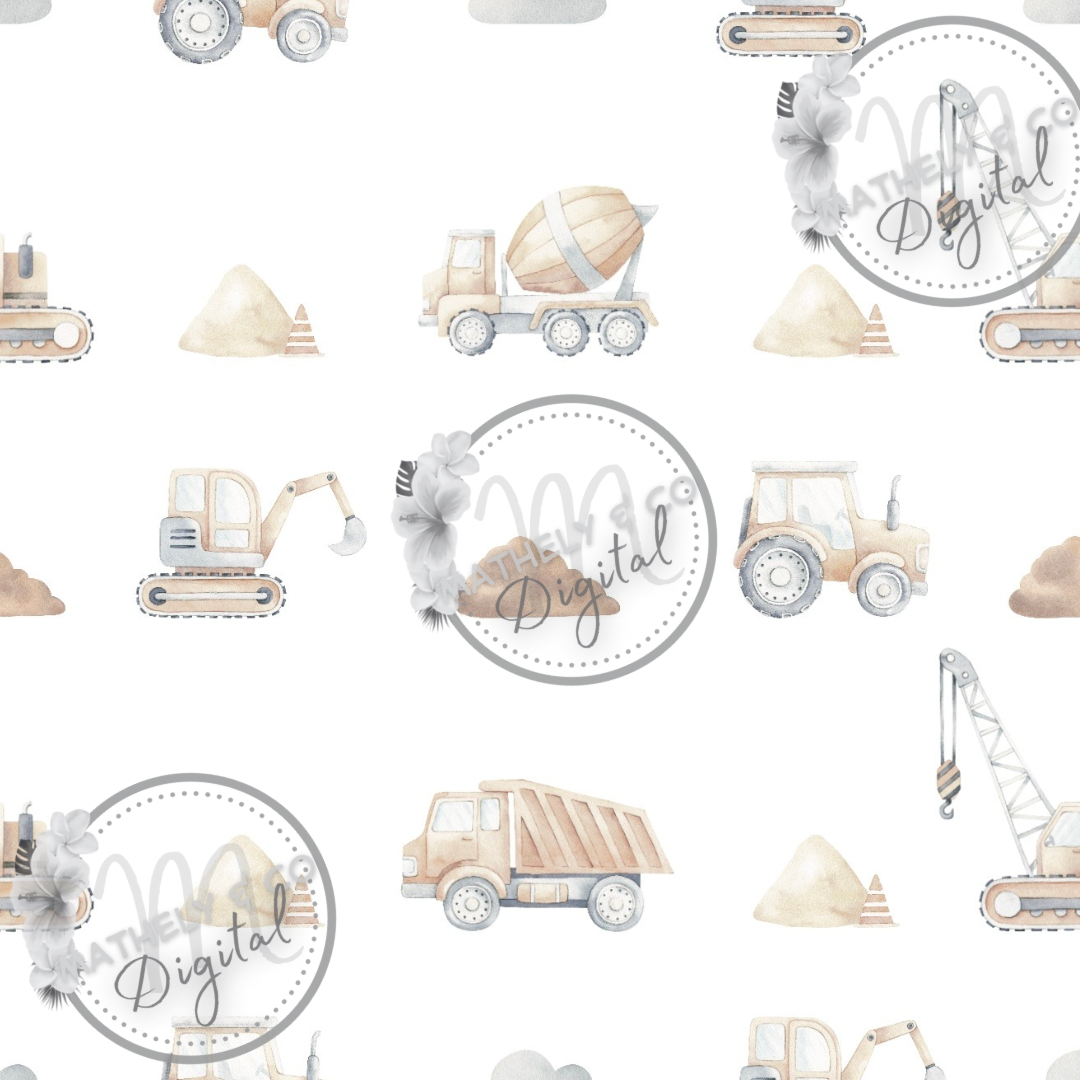 Construction 2~ Seamless pattern