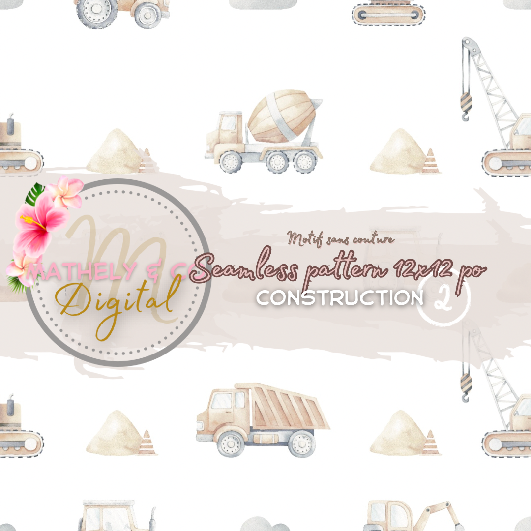 Construction 2~ Seamless pattern
