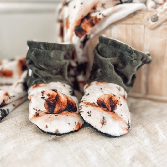 Pantoufles douces et chaudes "Barry/ bulles Hunter"