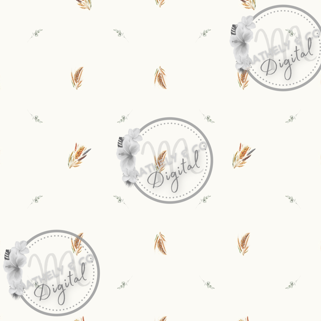 Mini wheat ~ Seamless pattern