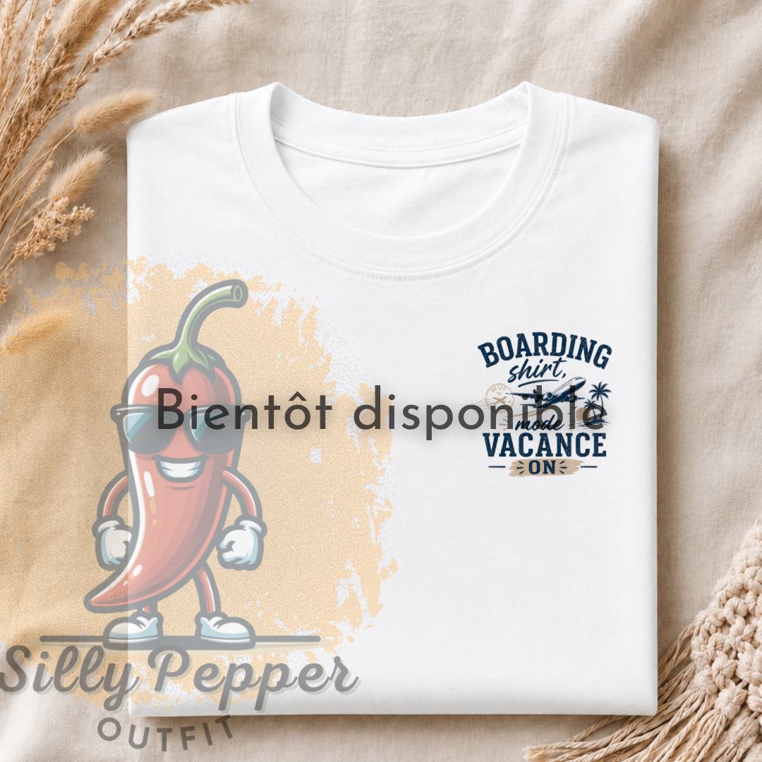 T-shirt adulte femme "Boarding shirt’’