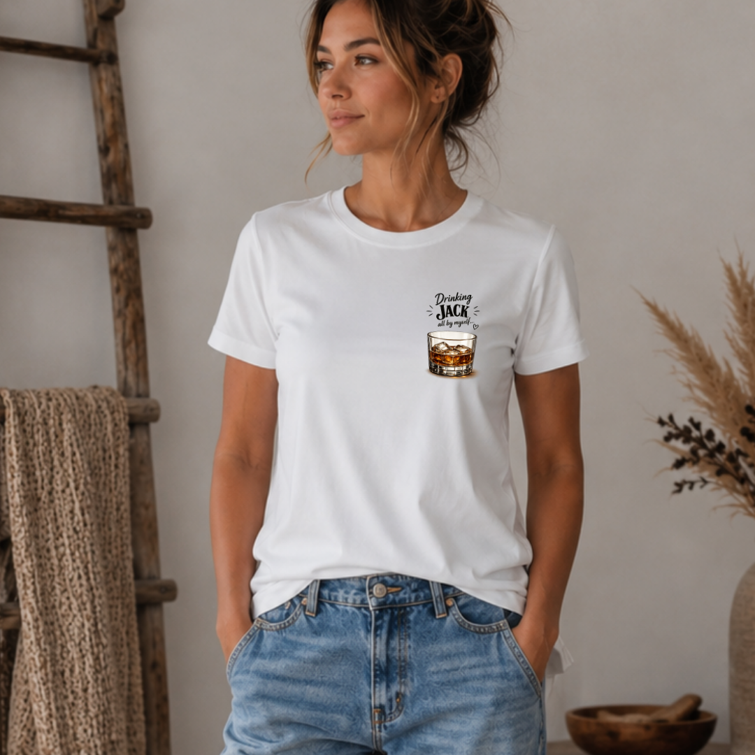 T-shirt adulte femme "Drinking Jack’’