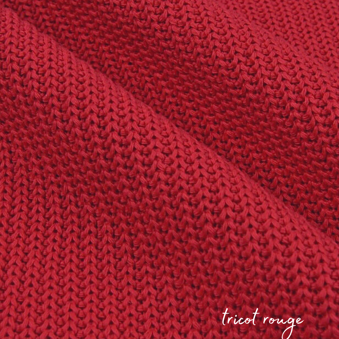 Pantoufles douces et chaudes "Tricot bell all the way" 3-5 jrs ouv.