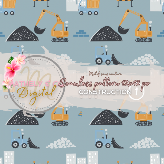 Construction 1 ~ Seamless pattern