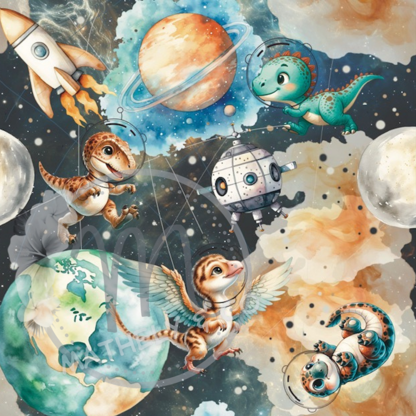 Pantalons évolutifs "Space Dinos "