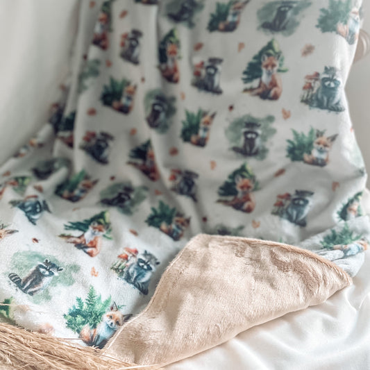 Mini doudou « Mon ami raton / endos lisse caramel »