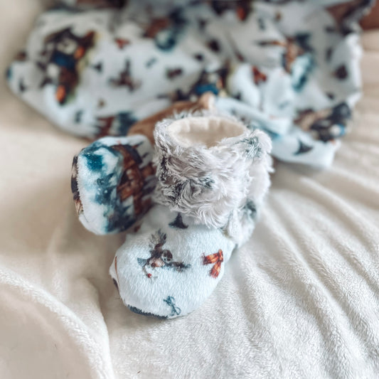 Pantoufles "Potions&sortileges/snowy owl" Adulte~Sur commande