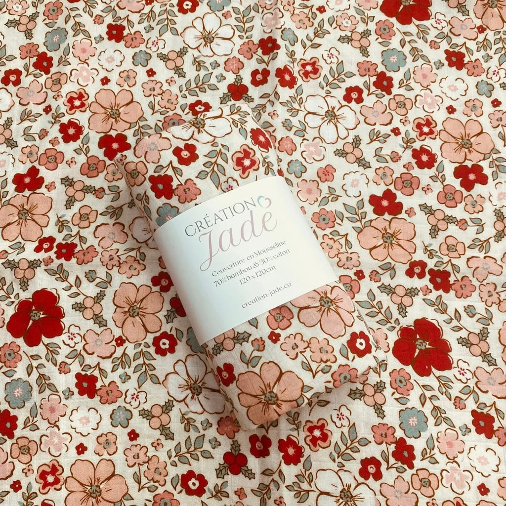 Pantoufles Fleurs de Noël