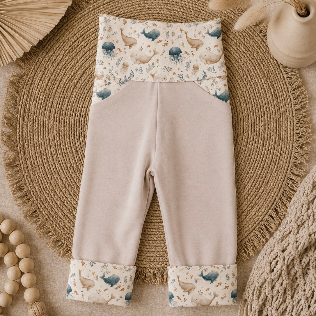 Pantalons évolutifs « Échos marins »