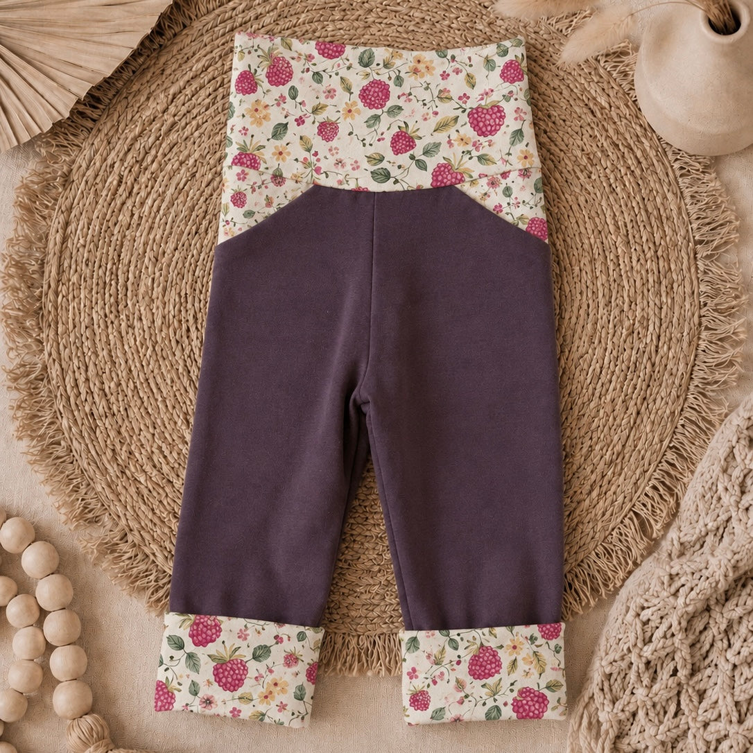 Pantalons évolutifs "Champs de framboises’’