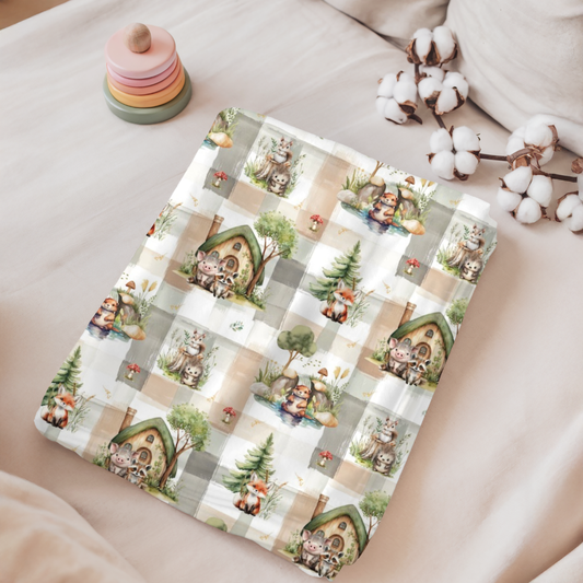 Mini doudou "Les amis de la foret/bulles sable"