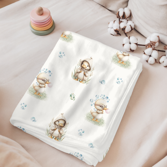 Mini doudou «La danse des canards/ Minky sable »