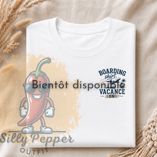 T-shirt adulte femme  "Boarding shirt’’