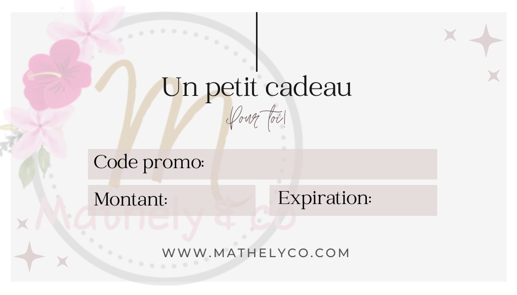 Carte-Cadeau Mathely & co (Numérique)