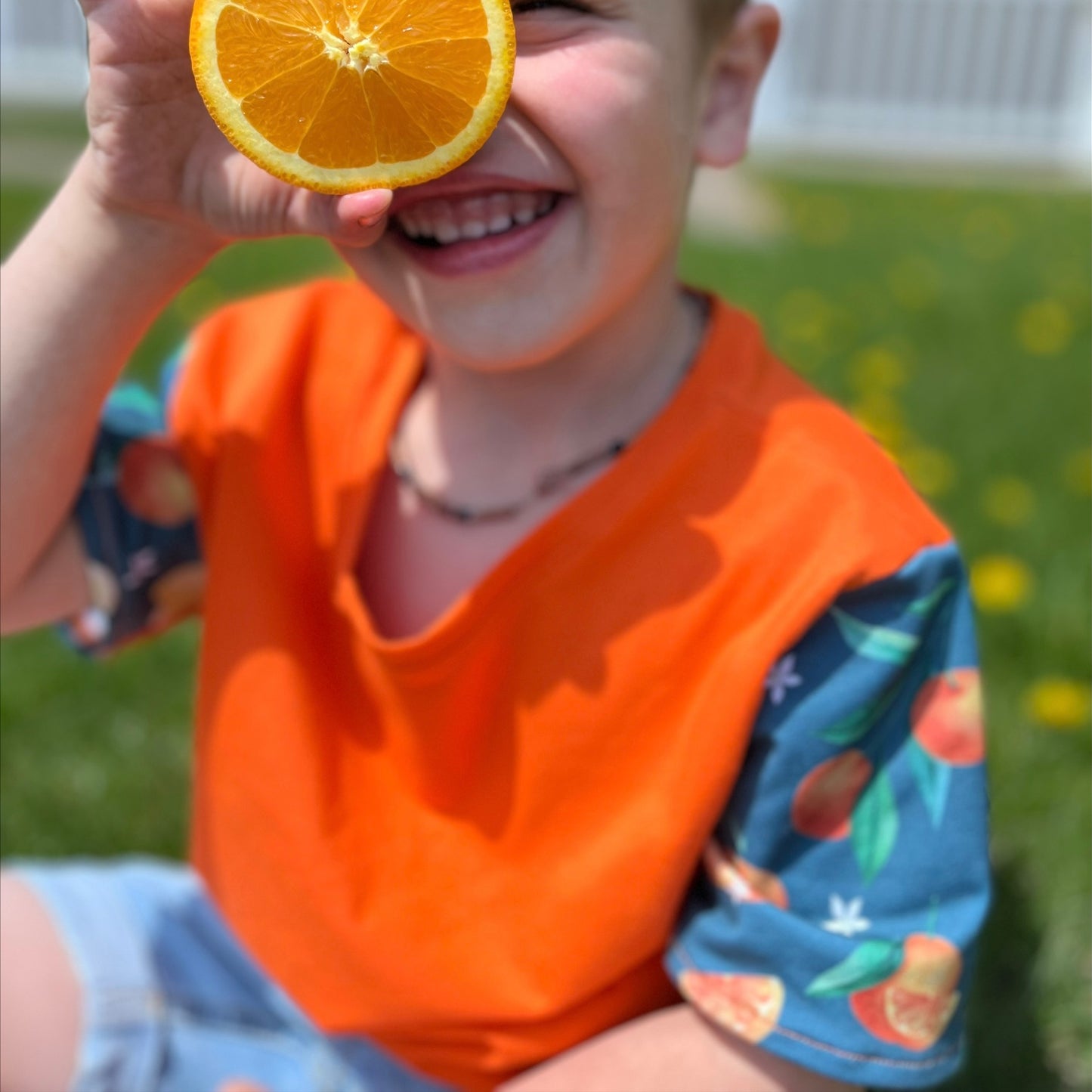 T shirt MNCH Orange Lemon