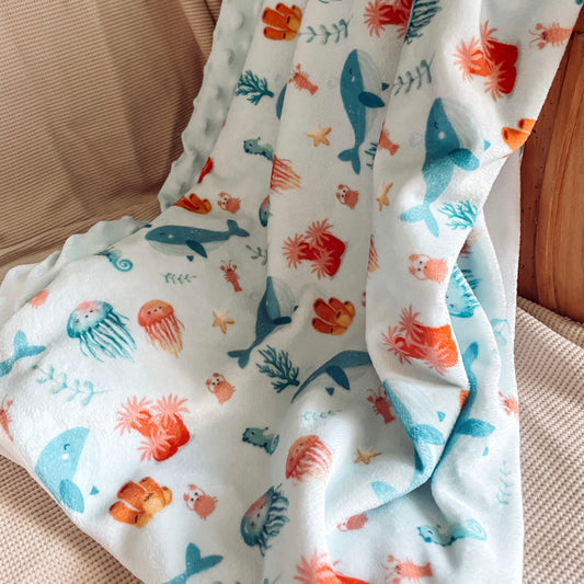 Mini doudou "Sea you soon/ endos au choix"~sur commande