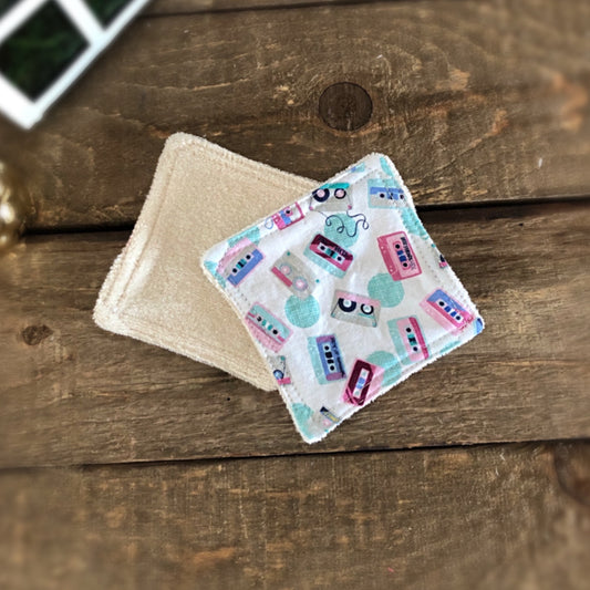 Tampons démaquillants « Rétro 80 »