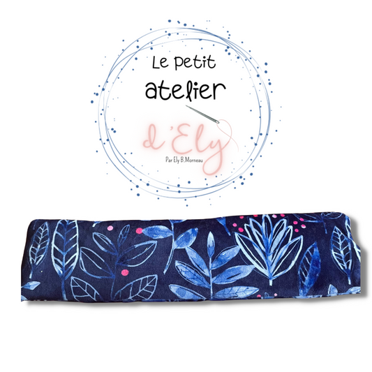 Compresse magique en Minky- Feuilles marines