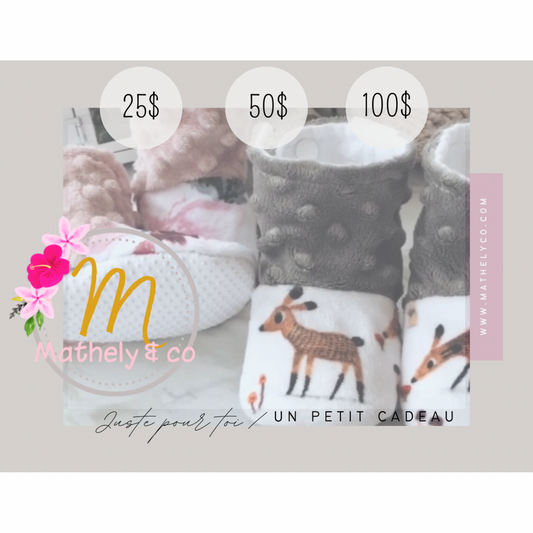 Carte-Cadeau Mathely & co