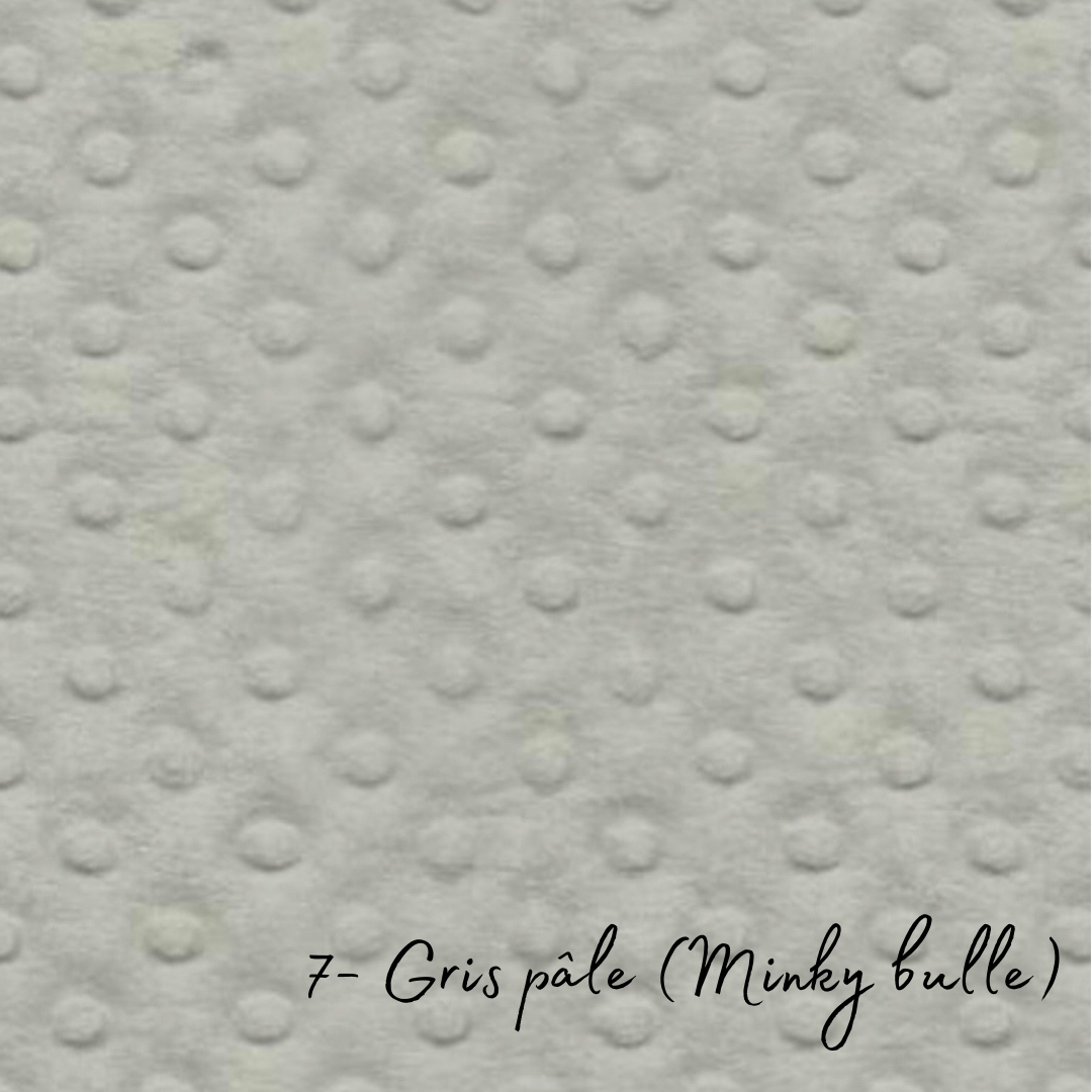 Minky changing mat cover - Plain fabric